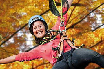 Klatterwald Scherneck - Freizeit für Kinder - Camping Ludwigshof am See